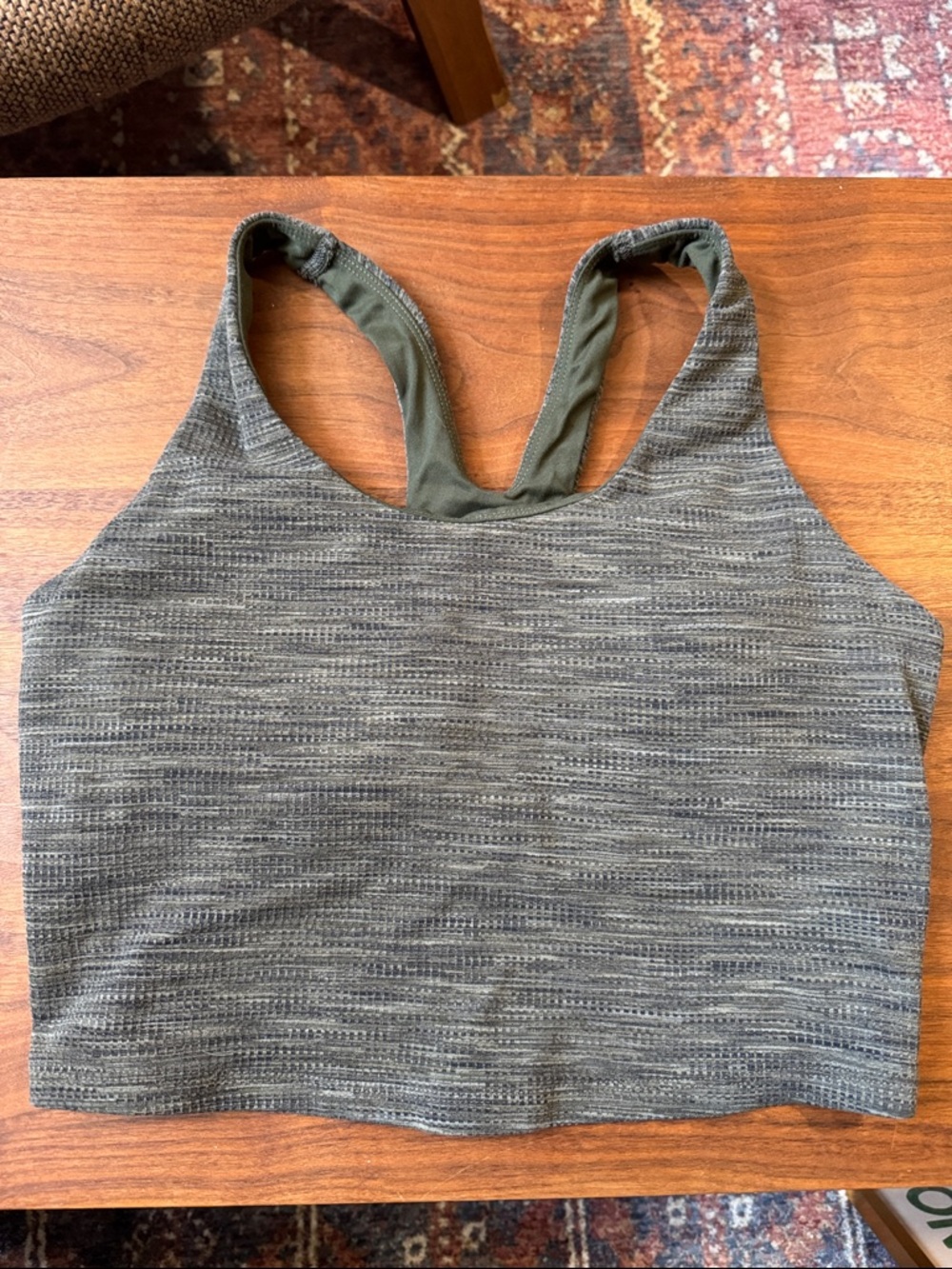 Olive CALIA Ribbed Sports Bra/Tank
